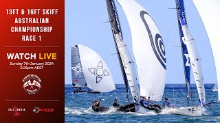 13ft and 16ft Skiff Nationals RACE 1 [upl. by Rosalia]