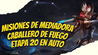 GUÍA CABALLERO DE FUEGO ETAPA 20 EN AUTO CÓMO CONSEGUIR A MEDIADORA RÁPIDO  RAID SHADOW LEGENDS [upl. by Asatan]