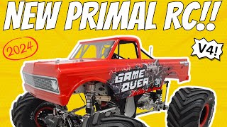 New Primal RC MT V4 Giant RC Monster Truck  Kevin Talbot Game Over [upl. by Tracay]