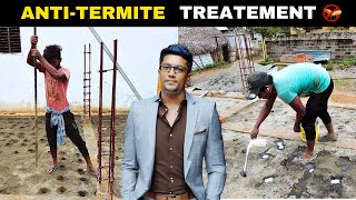 Anti Termite Treatment Process During Basement Stage  Step By Step Explanation  HireandBuildTamil [upl. by Rydder]