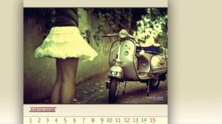 Vespa Calendar 2012 [upl. by Lorrie]