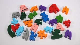 Toddler Numbers Learning and Toddler Colors with Childrens Puzzle Preschool Educational Video [upl. by Incrocci]