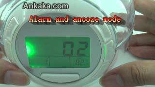 7 Color SwitchingChanging Light Alarm Clock with Nature Sound  Alarm Clock Review [upl. by Allanson]