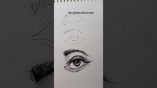 How to Realistic eye drawing 🤔art realsticsketch eye shorts [upl. by Bradlee]