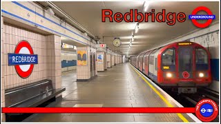 Central Line Action at Redbridge Station  London Underground 14112023 [upl. by Lashoh]