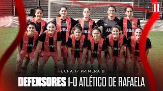 Resumen  Defensores 10 Atlético de Rafaela  Fecha 17 Primera B 2024 [upl. by Filippa]