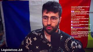 485 Le Drapeau Français EST RACISTE  MÉLENCHON Sur France 5 Législatives J8 [upl. by Idnaj]