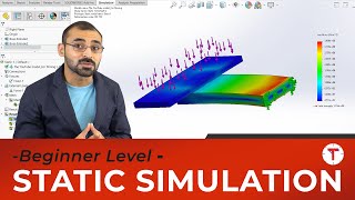 SOLIDWORKS FEA Static Simulation in 10 Mins [upl. by Myrtie]