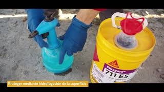 Sistema de reparación sostenible con huella de carbono reducida  SIKA Top® Armatec®  110 EpoCem® [upl. by Ramirolg]