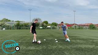 Football Training Drills  Marker Cones [upl. by Greenland]