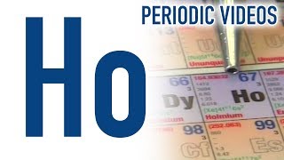 Holmium  Periodic Table of Videos [upl. by Serica]