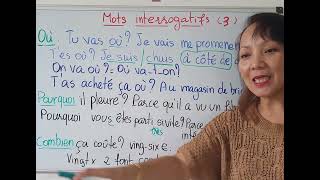 motsinterrogatifs lefrançais comment où combien [upl. by Atig]