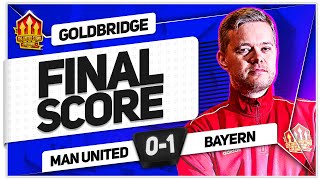 DISGRACE MANCHESTER UNITED 01 BAYERN GOLDBRIDGE Reaction [upl. by Akinor]