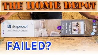 I Tested Home Depots Vinyl Plank  Is it REALLY Lifeproof [upl. by Aires737]