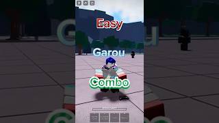 Easy Garou comboedit roblox strongestbattlegrounds [upl. by Zuzana]