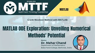 Lecture 17 CrankNicolson Method With MATLAB [upl. by Ennirok]