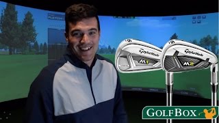 TaylorMade M1 Vs M2 Irons 2017 Review [upl. by Hnilym]