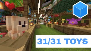 CubeCraft  ALL 31 Toy Hunt Locations 2023 EASY GUIDE [upl. by Notsle777]