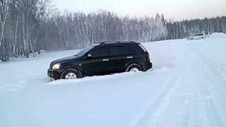 KIA SORENTO Off road snowmp4 [upl. by Hcir94]