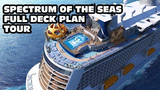 Spectrum of the seas full deck plan tour [upl. by Saraiya]