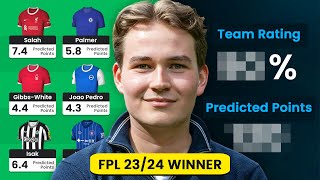 FPL Winners Team Reveal 🏆  FPL 20232024 Champions Draft  Fantasy Premier League 202425 [upl. by Enaywd137]