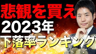 2023年株価下落率ランキングから有望銘柄を探せ！ [upl. by Sidwel]