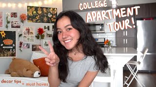 College APARTMENT TOUR  move in vlog [upl. by Archibald]