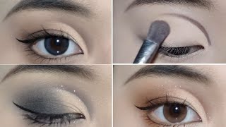 4 Easy Hooded Eaye Simple EyeEyelook Tutorial eyemakeup [upl. by Cicero]