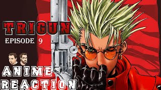 First Time ANIME REACTION TRIGUN 1998 1x09 quotMurder Machinequot Episode 9 Wolfwood [upl. by Felise706]