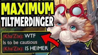 This is why Heimerdinger is the most tilting support [upl. by Kuster]