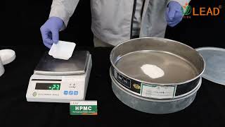 YIDA HPMC Hydroxypropyl Methylcellulose Fineness Test [upl. by Piderit]