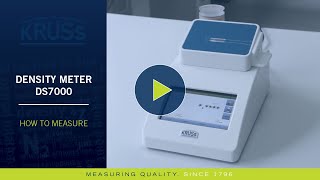 Density Meter DS7000 – How to measure [upl. by Morril152]