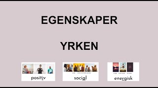 Egenskaper yrken [upl. by Athene]