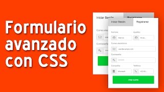 Diseñar un formulario avanzado con CSS [upl. by Alleras]