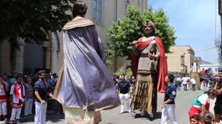 Gegants Nous de Ribes  Sant Pere 2013 [upl. by Arymas]