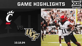 Cincinnati vs UCF Highlights  2024 Big 12 Football [upl. by Elvah]