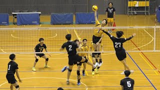 尾藤大輝 舛本颯真 駿台学園 vs 中央大学 第2セット 男子バレーボール [upl. by Toney]