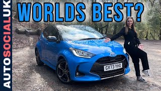 Whats changed for 2024  Toyota Yaris Review UK 4K [upl. by Ahsinot]