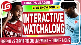 ARSENAL VS SLAVIA PRAGUE LIVE WITH LeeGunner amp GoonerEagleEye1 [upl. by Irat363]