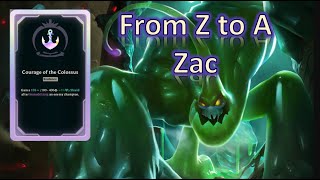 Lol arena from Z to A Zac [upl. by Tjader]