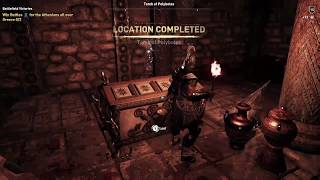 Assassins Creed Odyssey Ancient Stele  Tomb of Polybotes Ability Point [upl. by Breen934]