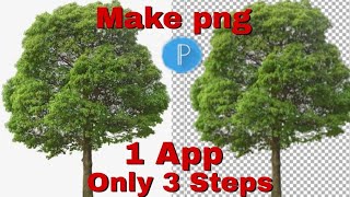 How to make a perfect png image on Android using pixellab in1 minute only [upl. by Nivloc]