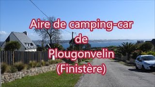 Aire de camping car de Plougonvelin Finistère 29 [upl. by Hyrup]