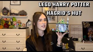 LEGO HARRY POTTER HAGRID’S HUT  Build and Review [upl. by Aniloj]