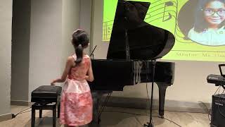 Griselda plays Minuet in G JS Bach [upl. by Ecneitap20]