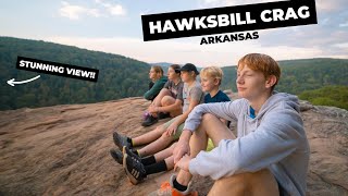 ICONIC ARKANSAS VIEW  Hawksbill CragWhitaker Point Hike  BEST VIEW IN ARKANSAS [upl. by Cosette]