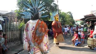 OndelOndel Betawi Street Performance in Jakarta [upl. by Kassaraba933]