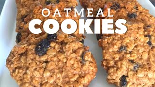 How to Make Soft and Chewy Oatmeal Cookies l Oatmeal Raisin Cookie Recipe [upl. by Jude]