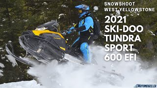 Capsules Motoneigesca  SkiDoo Tundra Sport 600 EFI 2021 [upl. by Nekcerb245]