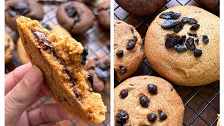 Eggless cookies super soft and crispy ✨🍪3 types of cookies from 1 cookie dough 😀🥂 [upl. by Pirnot313]